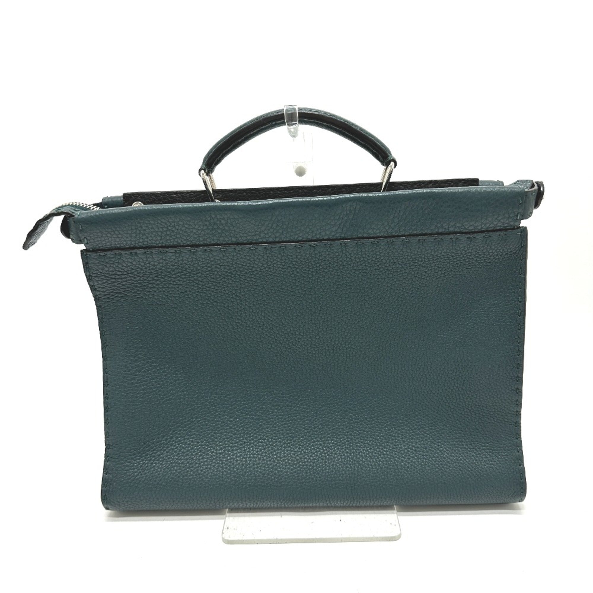 Fendi Blue Leather Briefcase