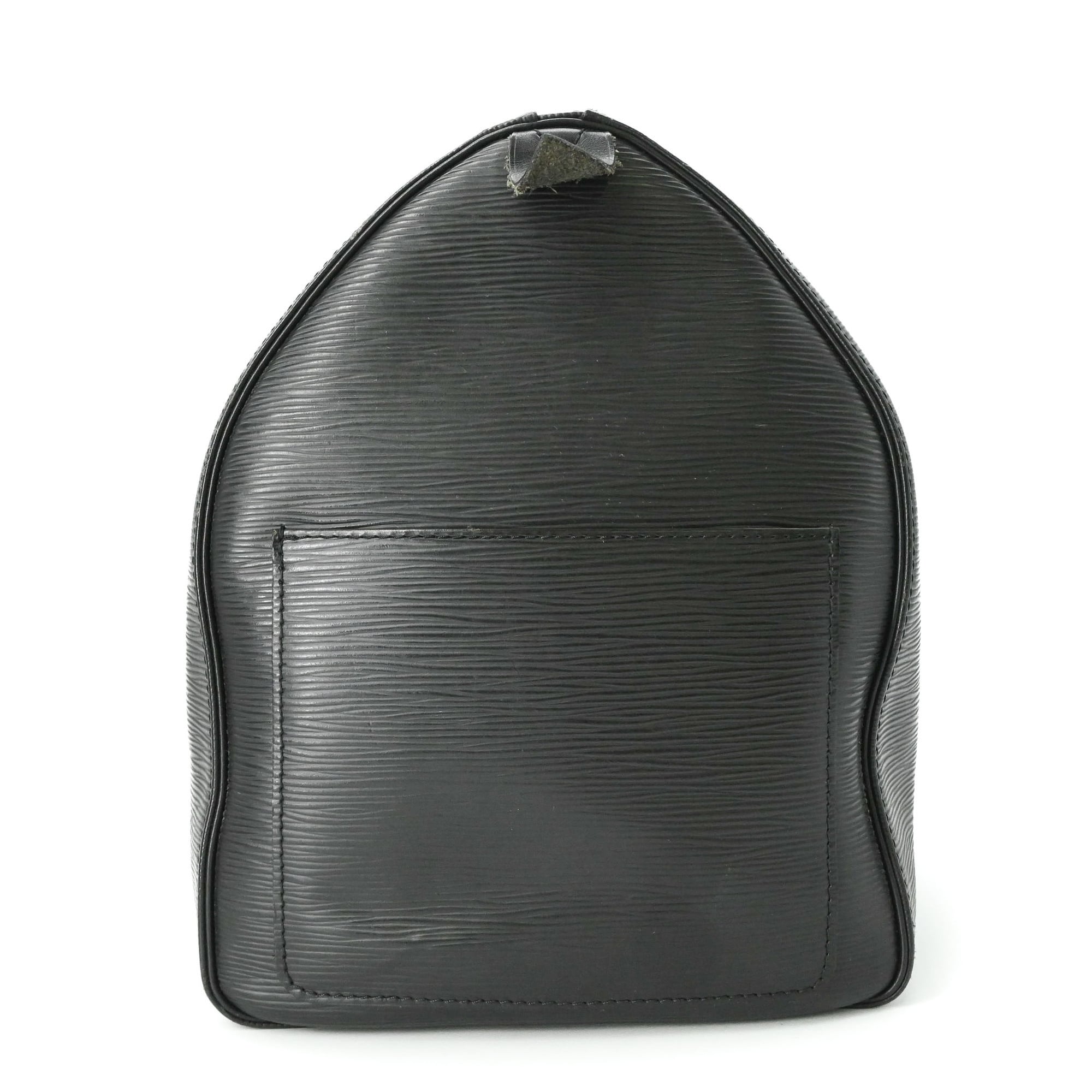 Louis Vuitton Black Epi Leather Boston Bag