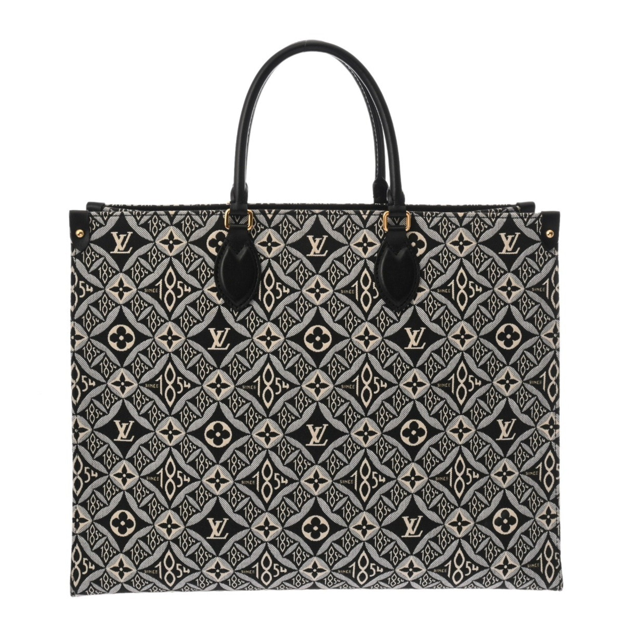 Louis Vuitton Black White Monogram Handbag