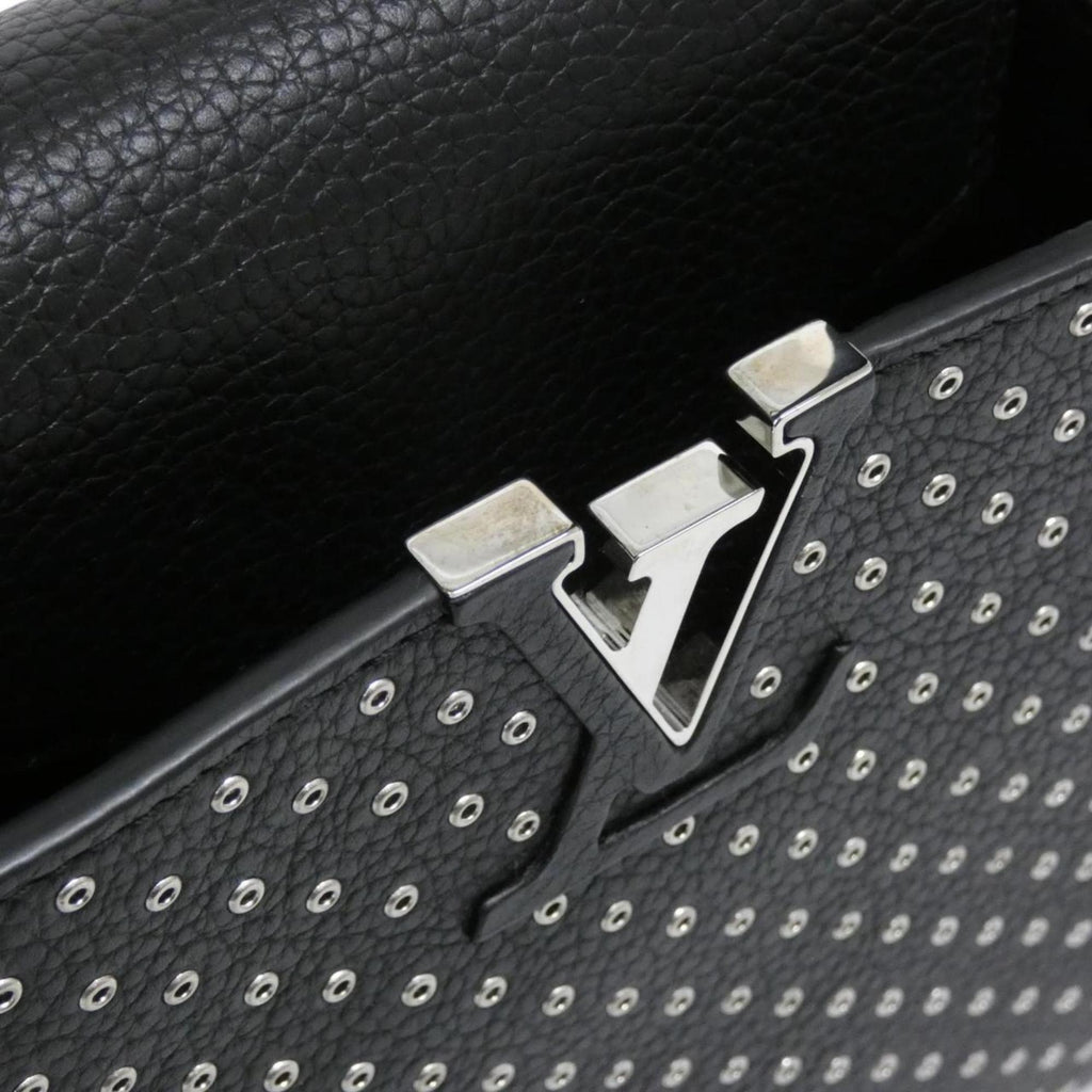 Louis Vuitton Black Leather Handbag