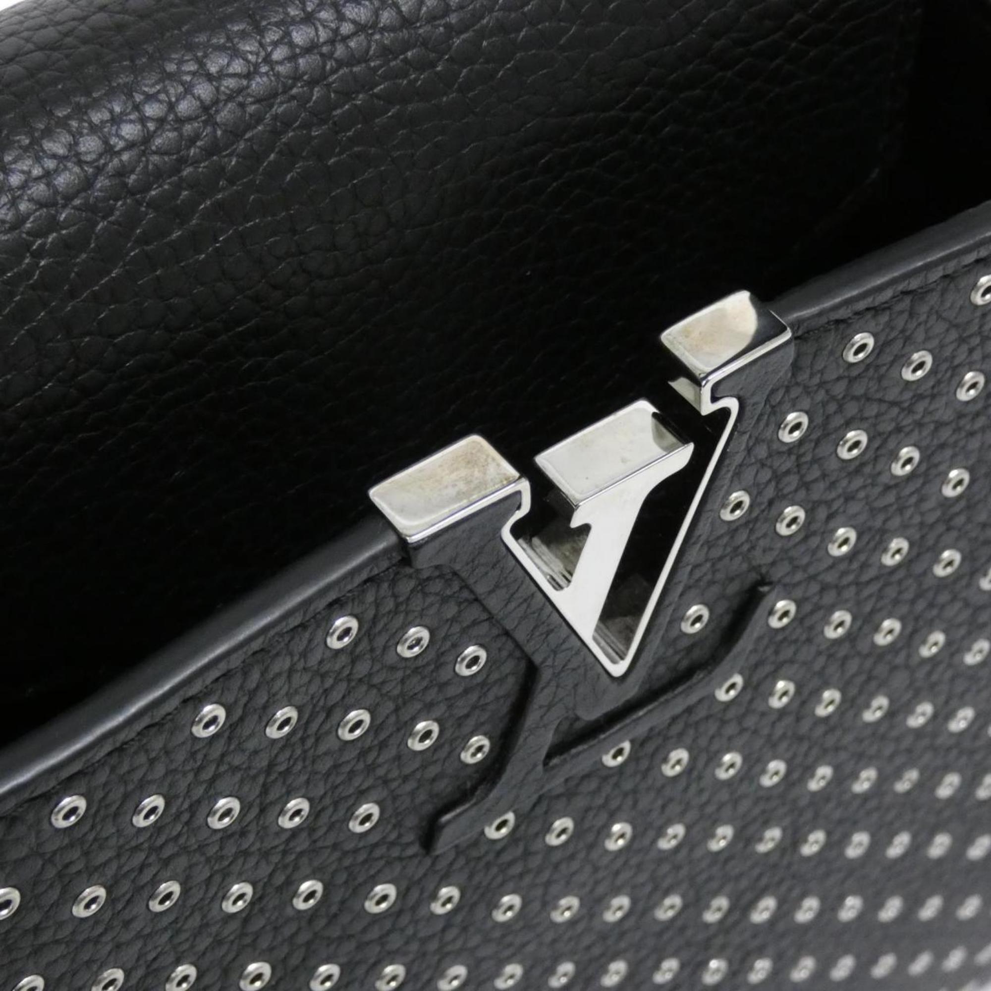 Louis Vuitton Black Leather Handbag