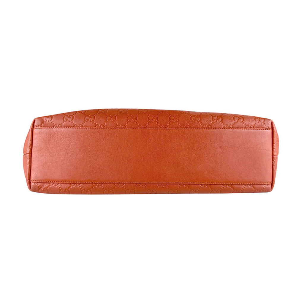 Gucci Orange Leather Handbag (Pre-Owned)