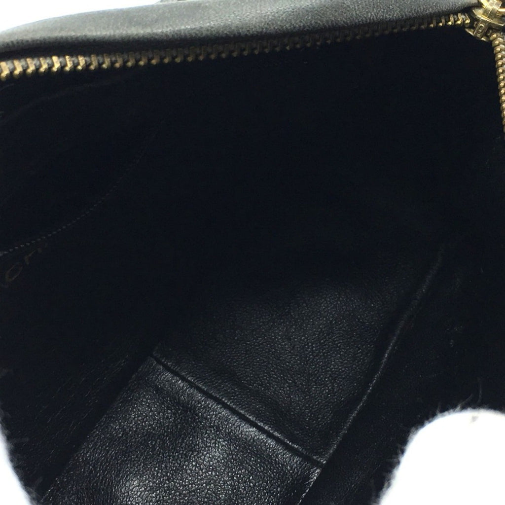Chanel Gray Leather Shoulder Bag