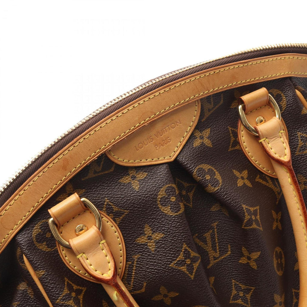 Louis Vuitton Brown Coated Canvas Pvc Leather Monogram Handbag