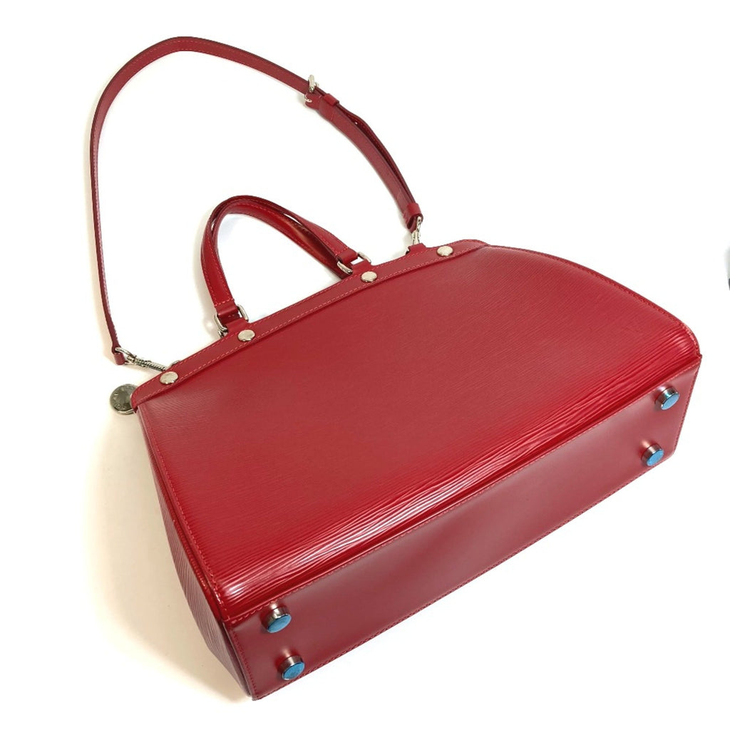 Louis Vuitton Red Leather Handbag