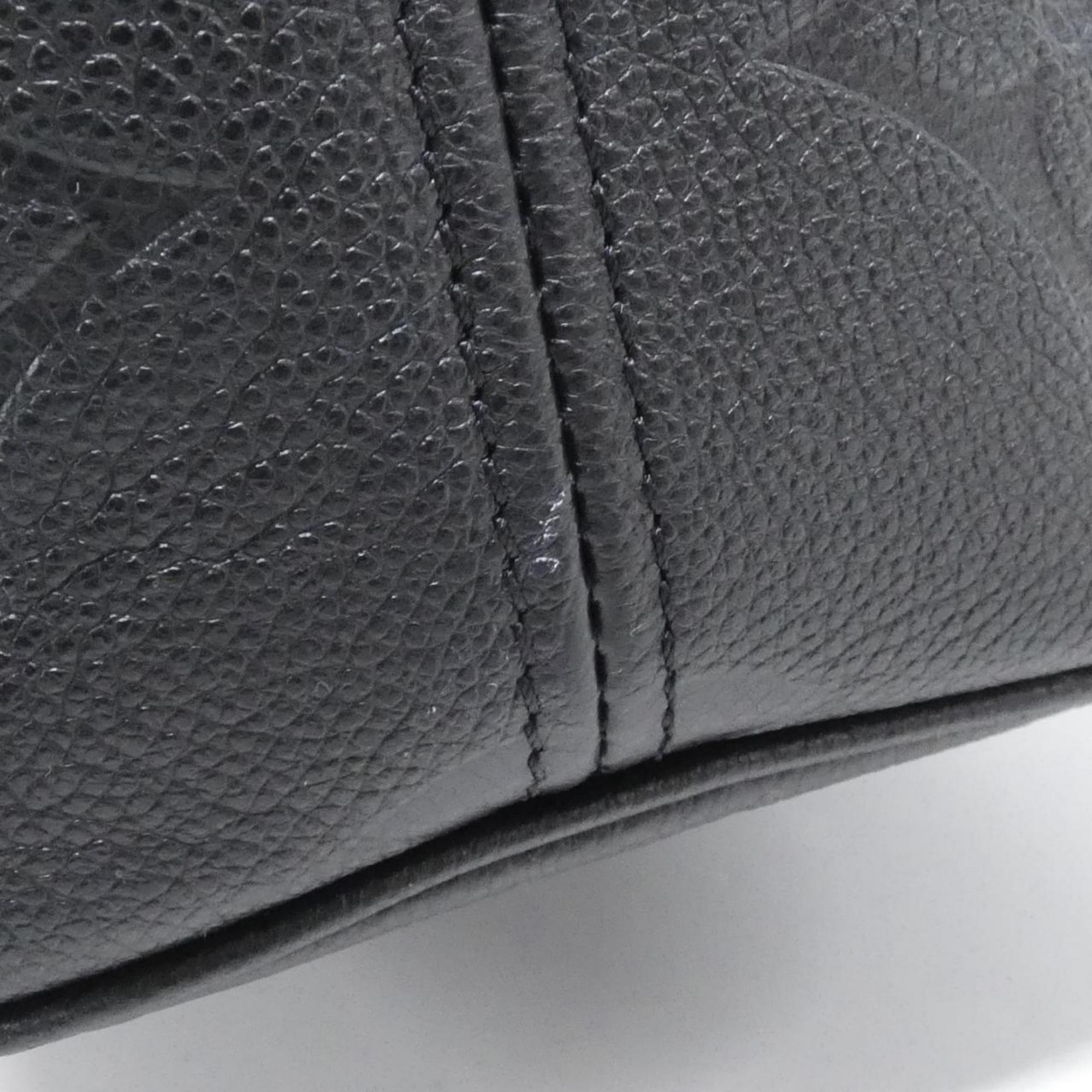 Louis Vuitton Black Leather Handbag