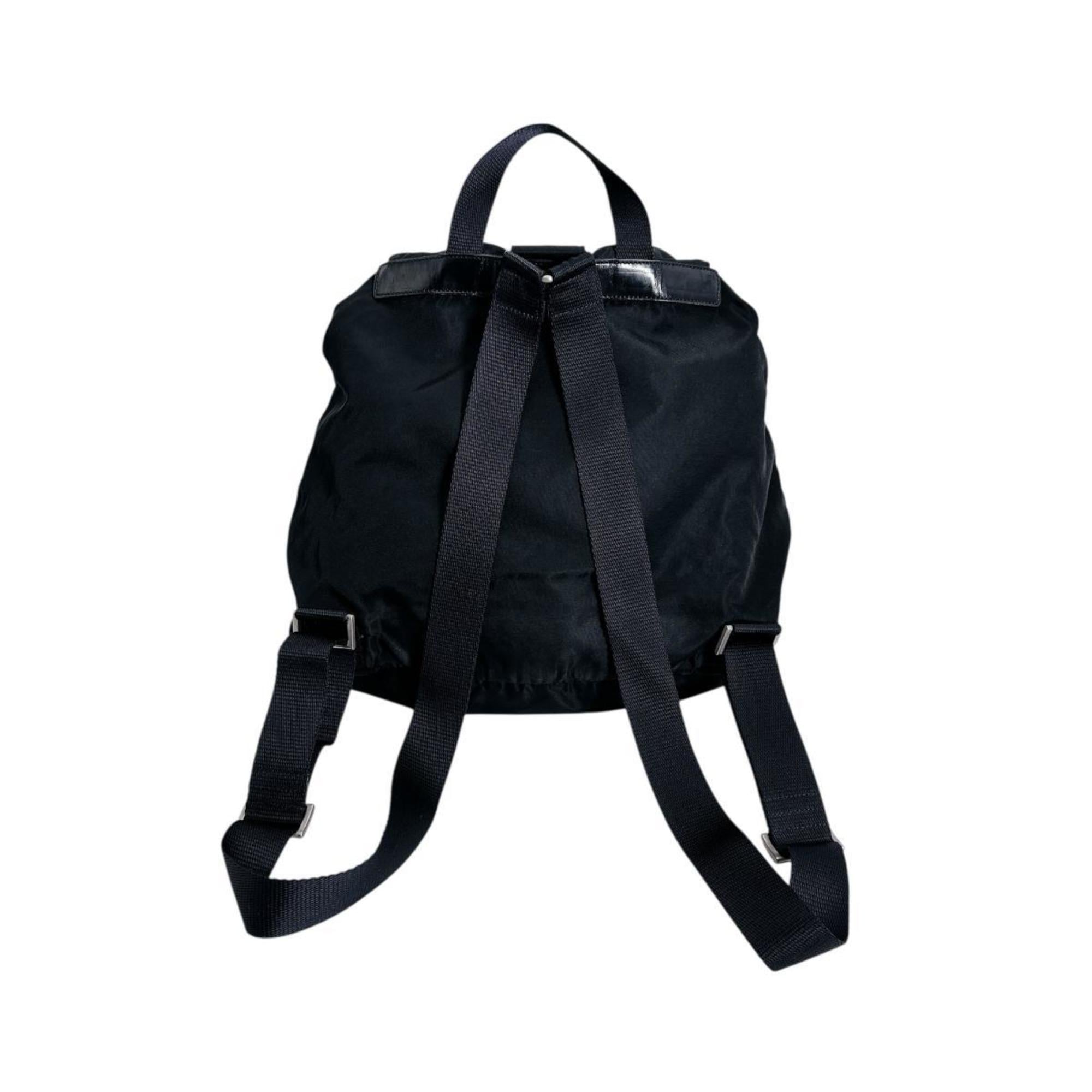 Prada Black Nylon Backpack