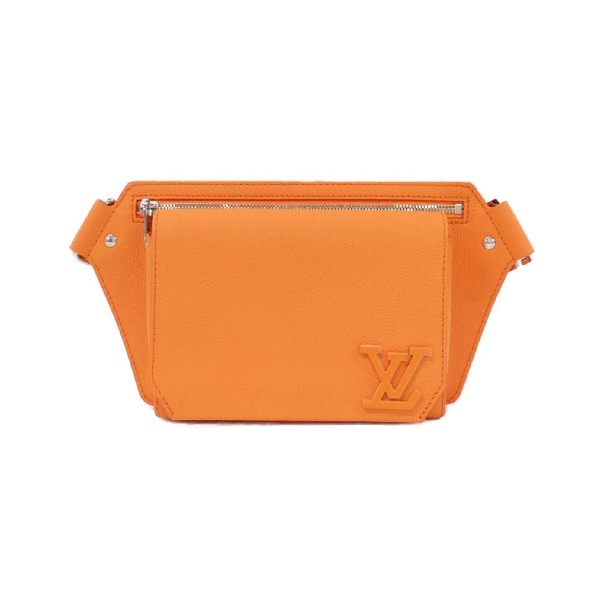 Louis Vuitton Orange Leather Shoulder Bag