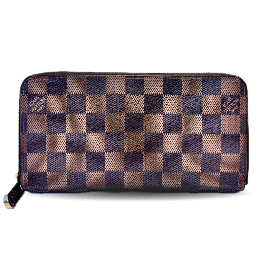 Louis Vuitton Damier Brown Damier Canvas Ebene Long Wallet