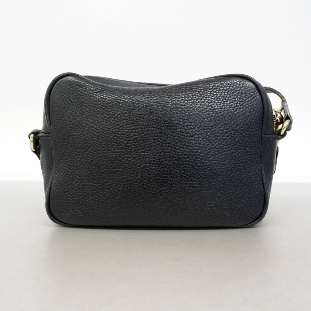 Gucci Black Leather Shoulder Bag (Pre-Owned)