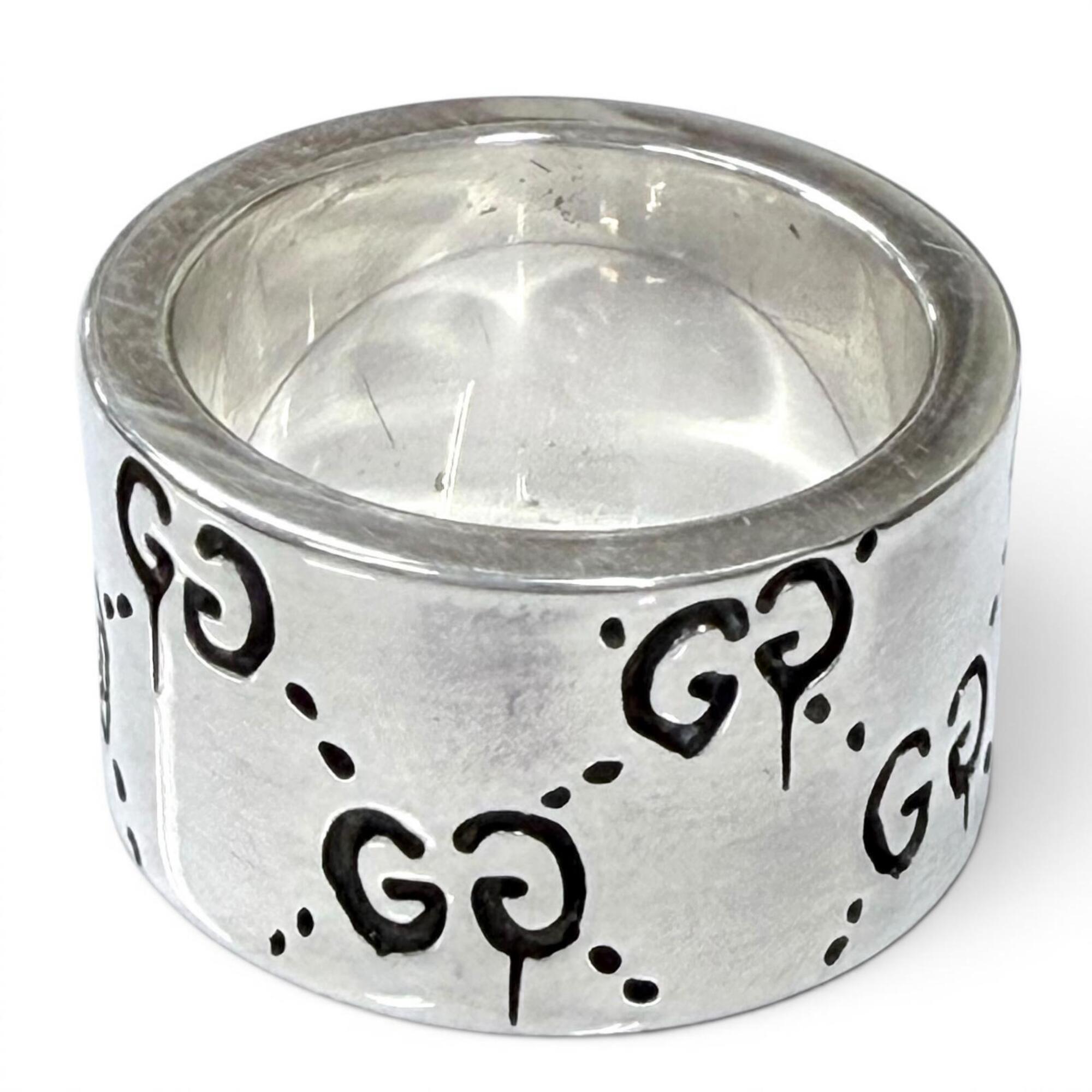 Gucci Silver Silver 925 Band Ring (Pre-Owned)