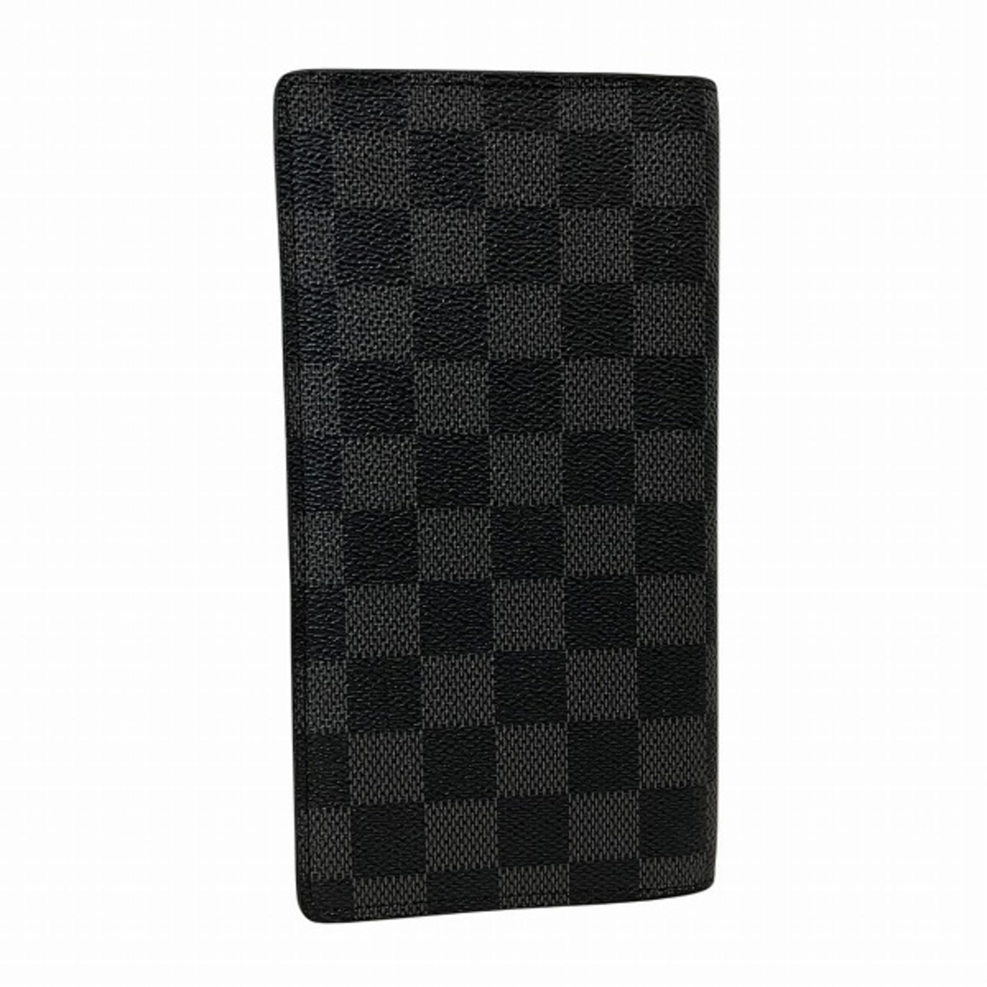 Louis Vuitton Black Damier Graphite Long Wallet