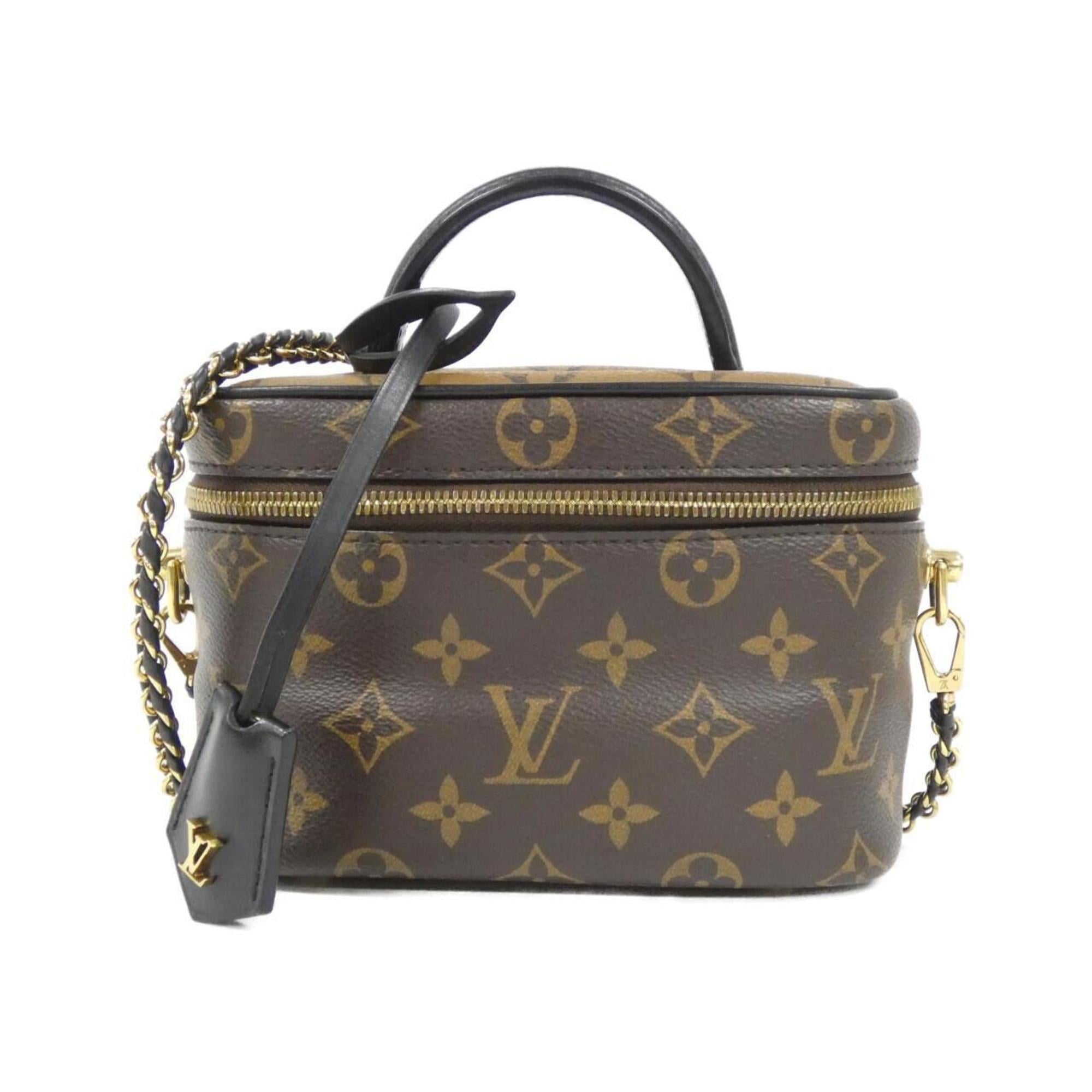 Louis Vuitton Marron Coated Canvas Handbag