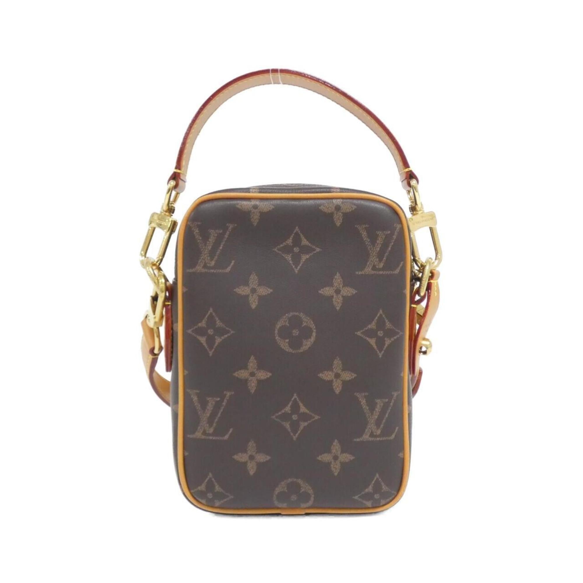 Louis Vuitton Monogram Marron Leather Shoulder Bag