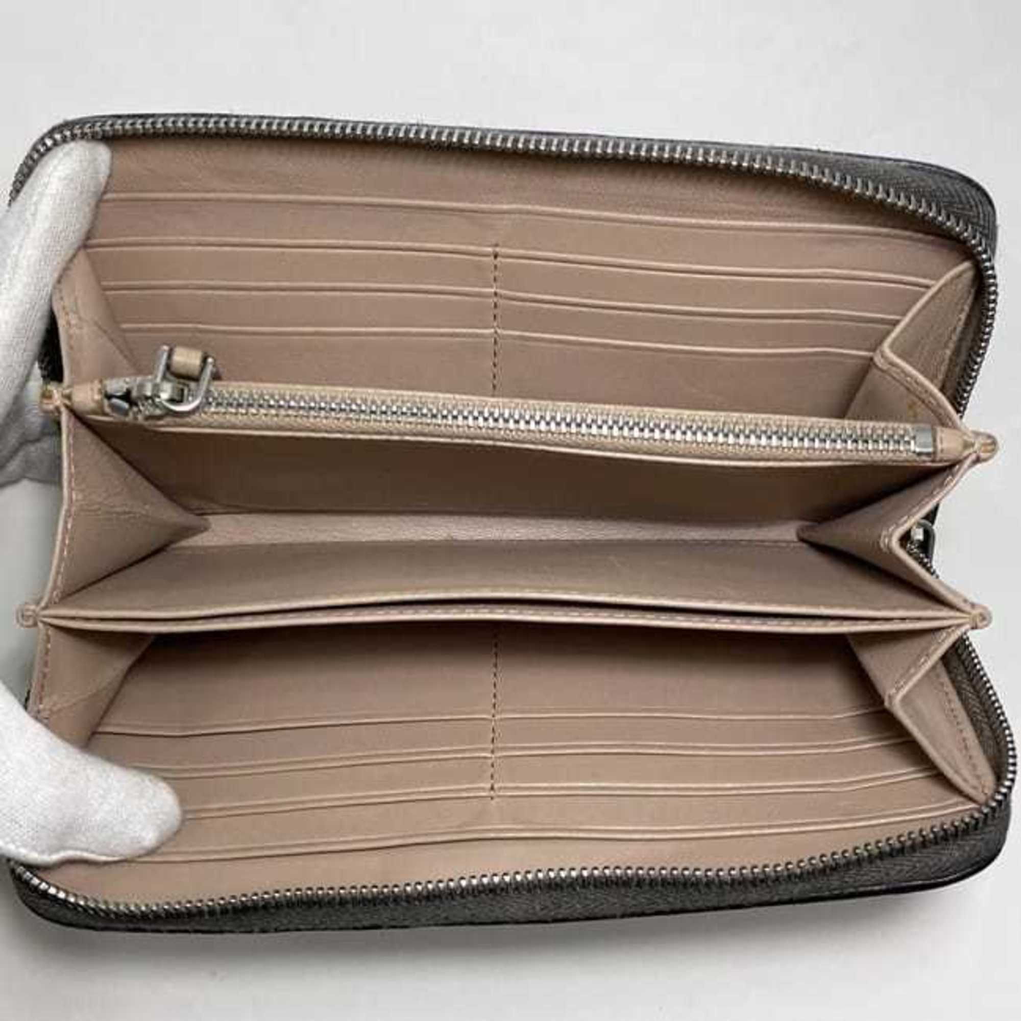 Prada Black Leather Long Wallet (Bi-Fold)