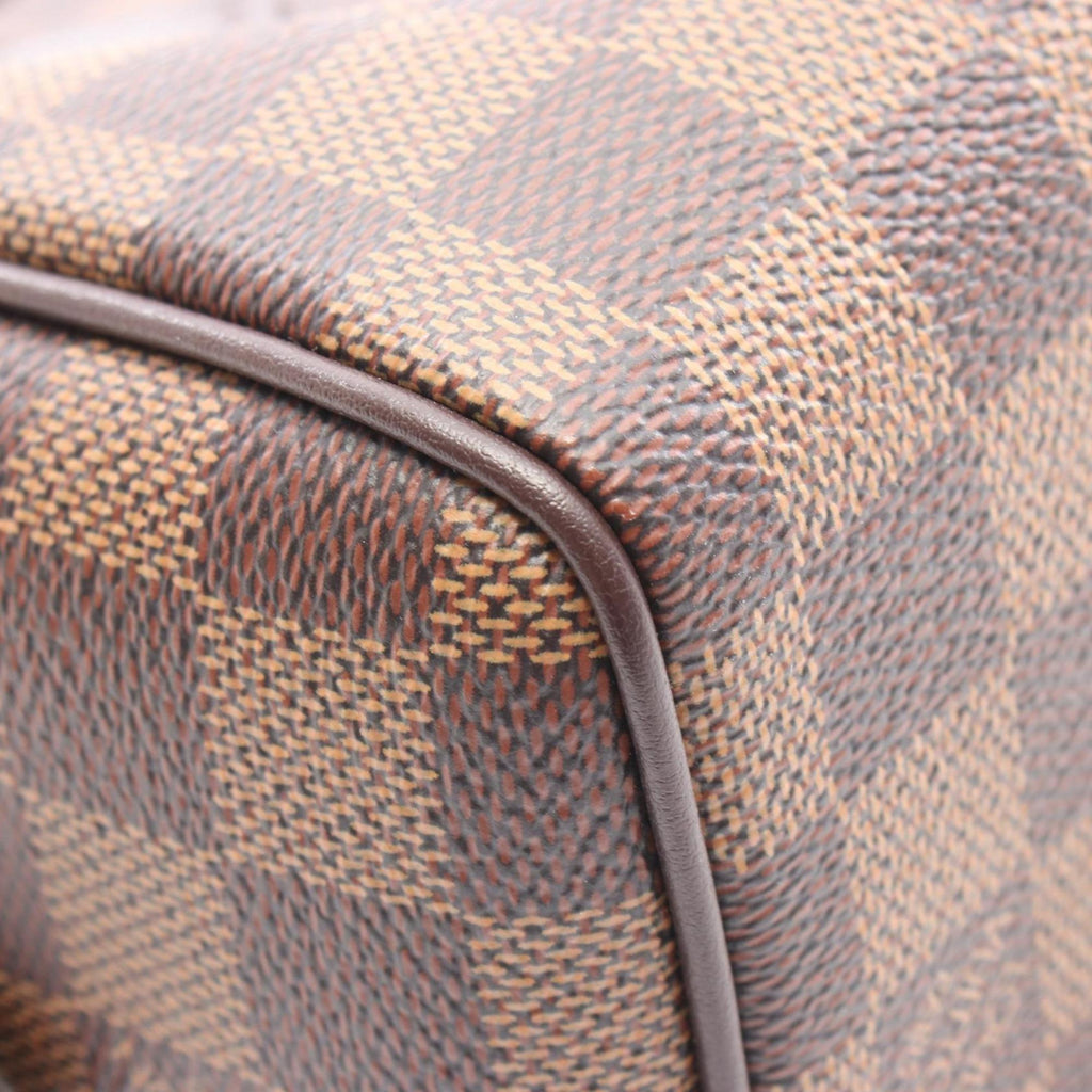Louis Vuitton Brown Ebene Coated Canvas Leather Handbag