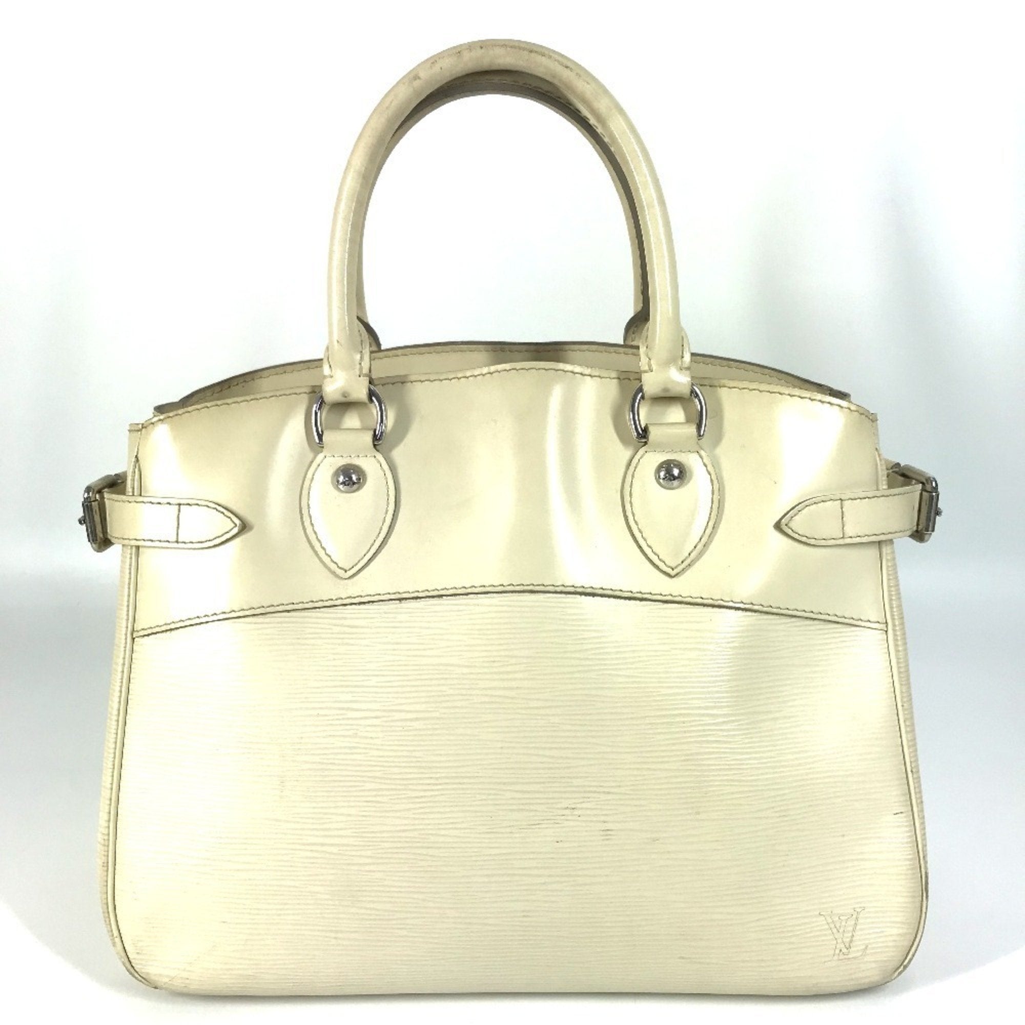 Louis Vuitton Lv Off White White Epi Leather Handbag Tote Bag