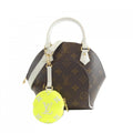 Louis Vuitton Brown Coated Canvas Leather Handbag