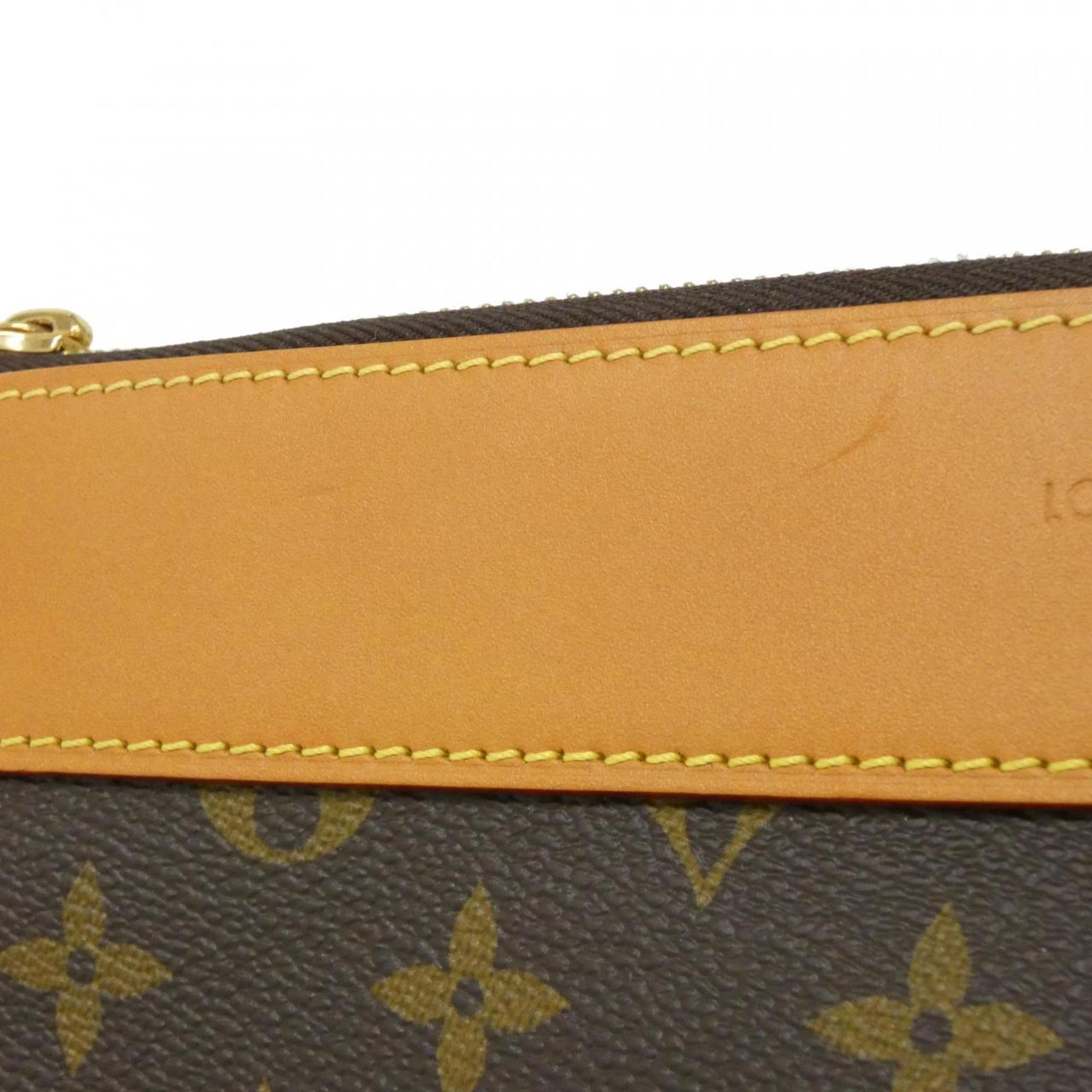 Louis Vuitton Monogram Marron Coated Canvas Pochette