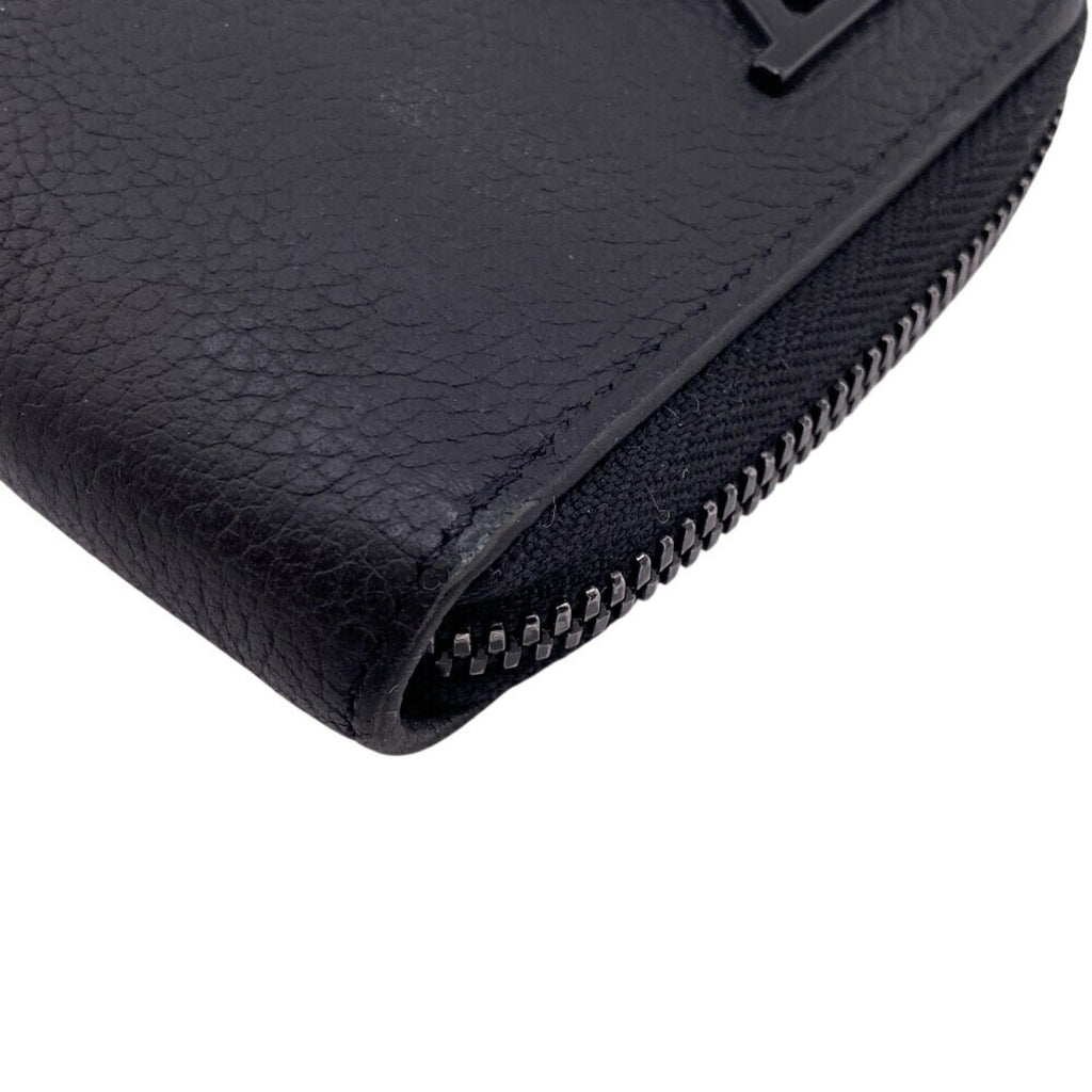 Louis Vuitton Black Leather Long Wallet