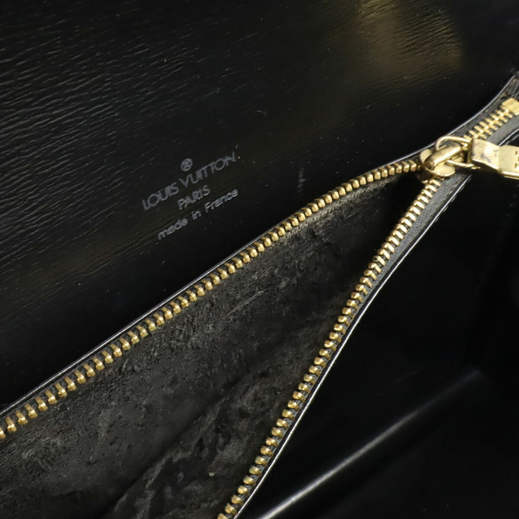 Louis Vuitton Epi Black Noir Epi Leather Pochette Shoulder Bag