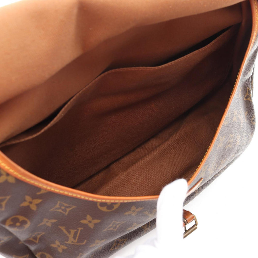 Louis Vuitton Brown Coated Canvas Pvc Leather Monogram Shoulder Bag