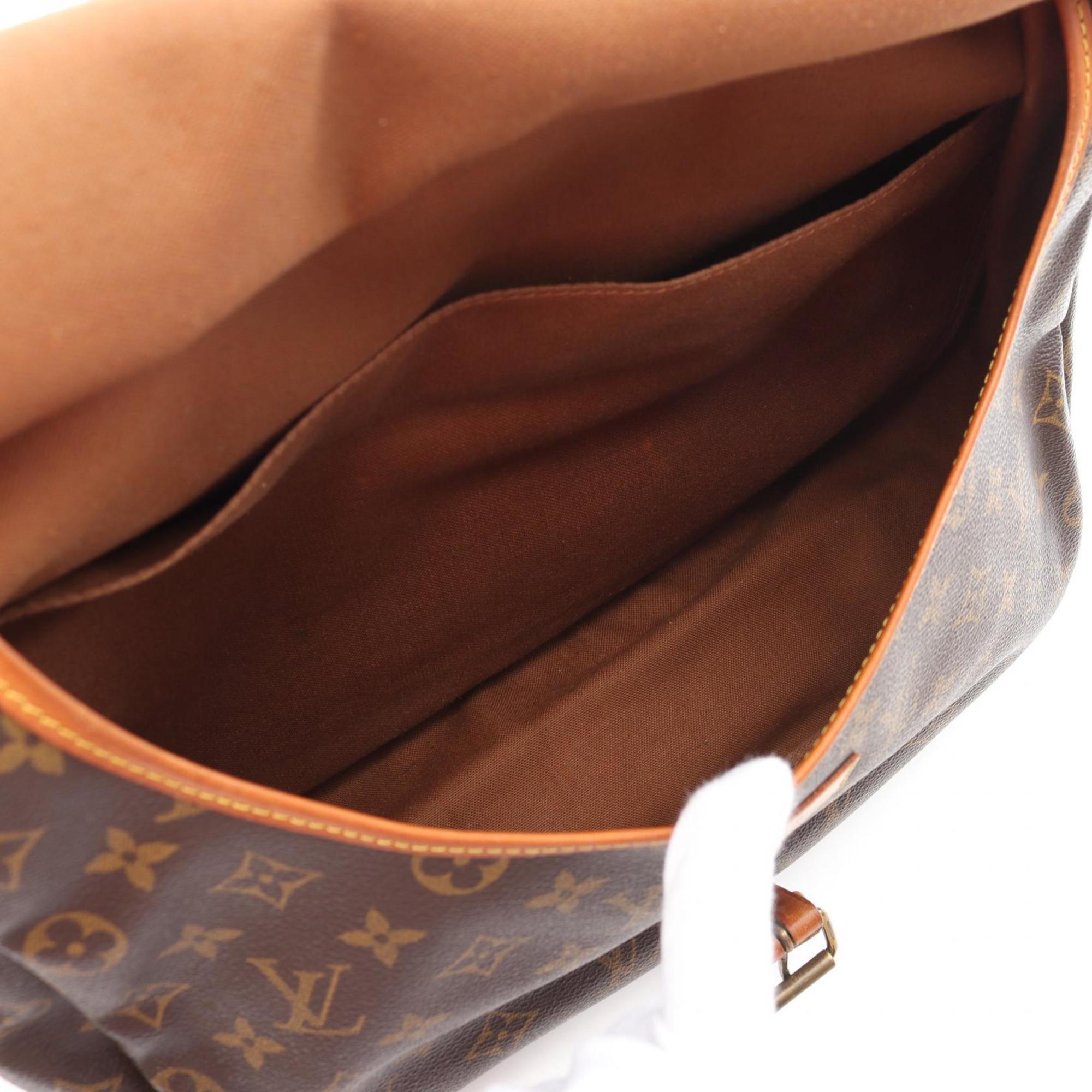 Louis Vuitton Brown Coated Canvas Pvc Leather Monogram Shoulder Bag