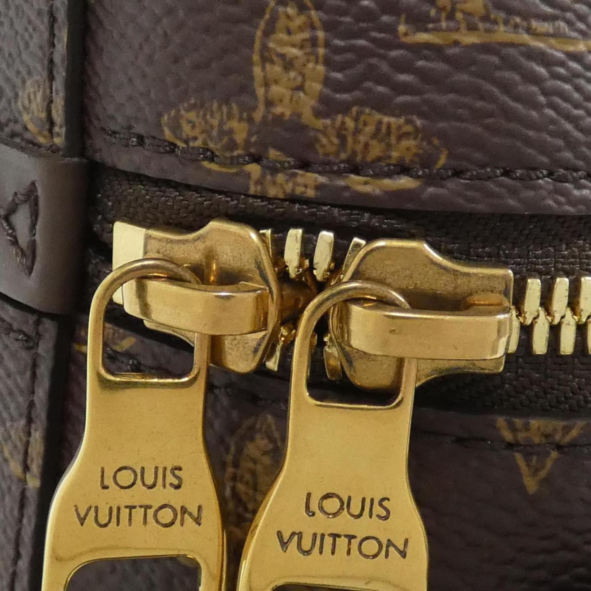 Louis Vuitton Brown Coated Canvas Handbag