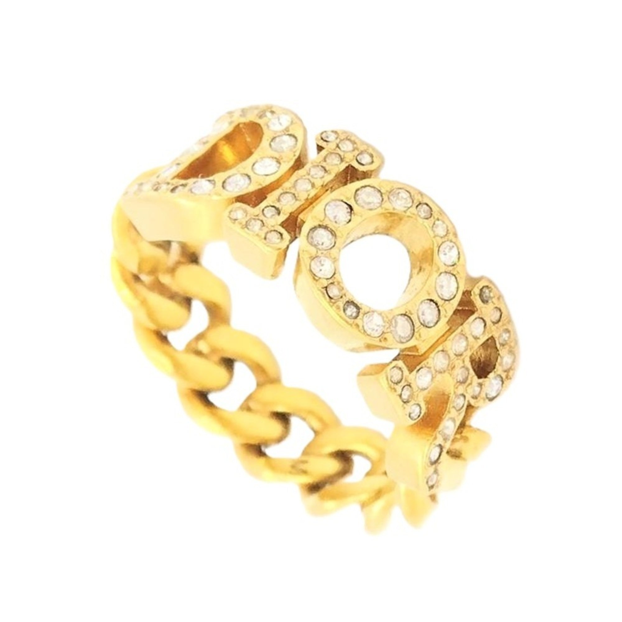 Christian Dior Metal Band Ring (Pre-Owned)