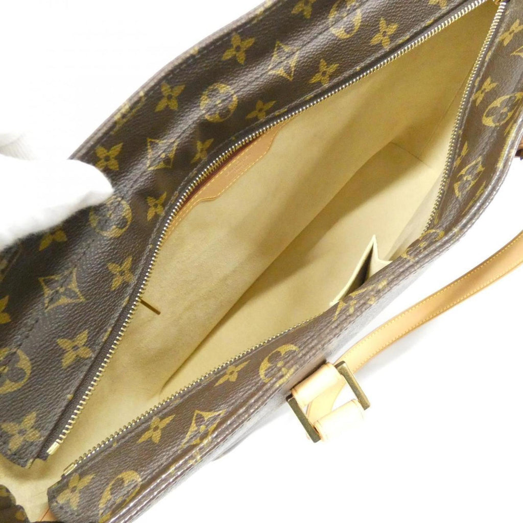Louis Vuitton Brown Coated Canvas Handbag