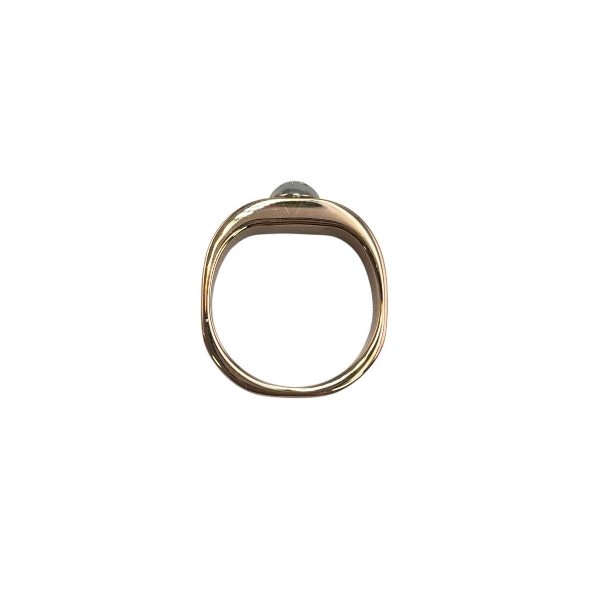 Louis Vuitton Pink Gold Metal Band Ring