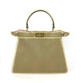 Fendi Gold Leather Handbag