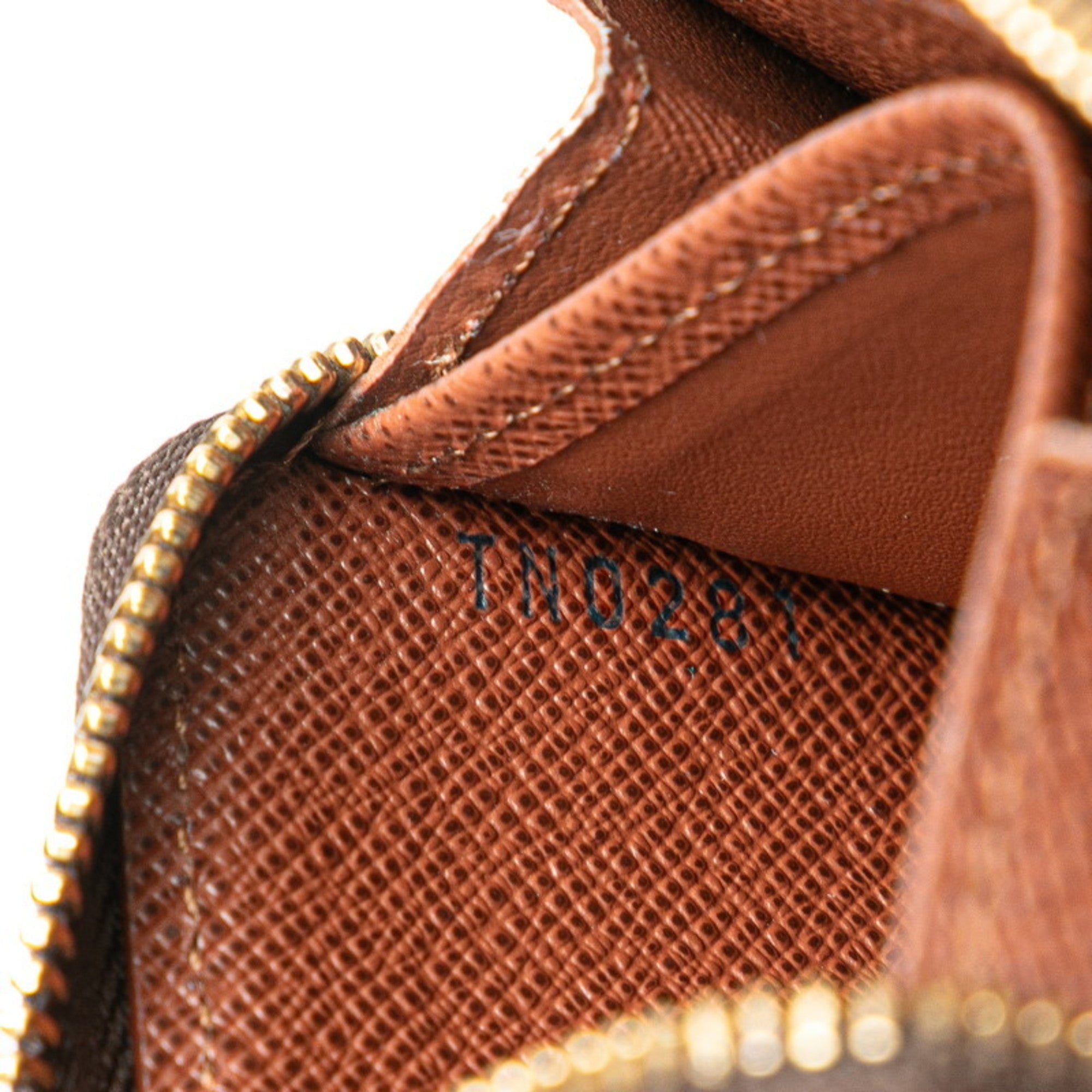 Louis Vuitton Brown Pvc Leather Coin Purse/Coin Case