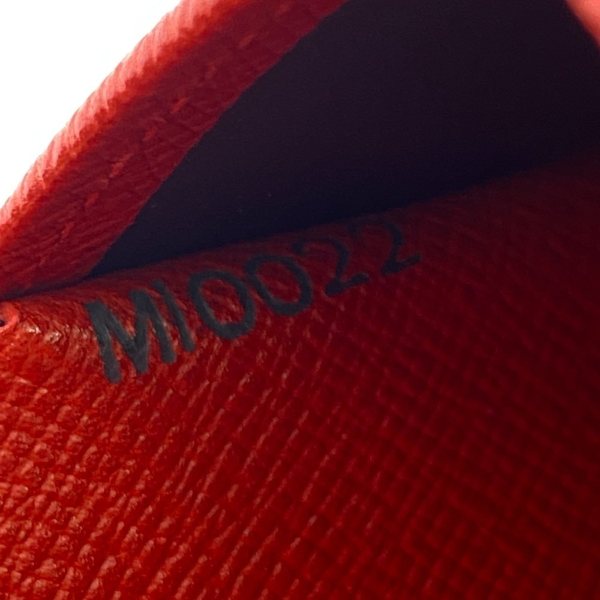 Louis Vuitton Castilian Red Red Color Leather Wallet