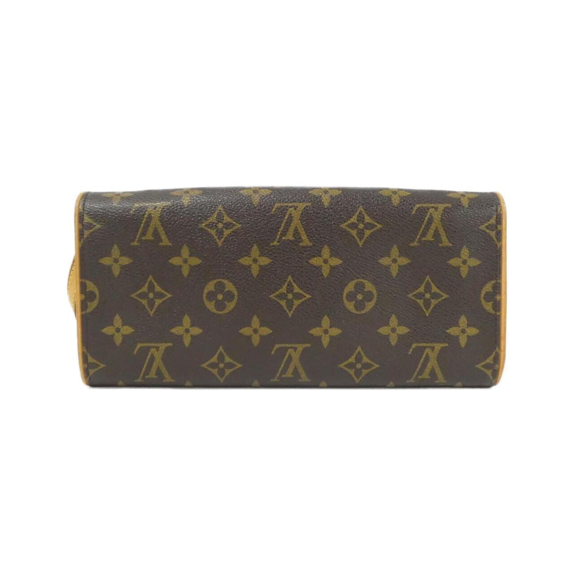 Louis Vuitton Marron Coated Canvas Pochette Shoulder Bag