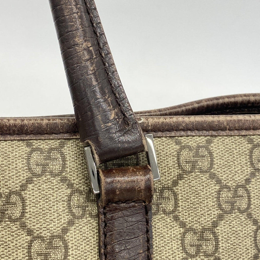 Gucci Brown Pvc Tote Bag (Pre-Owned)