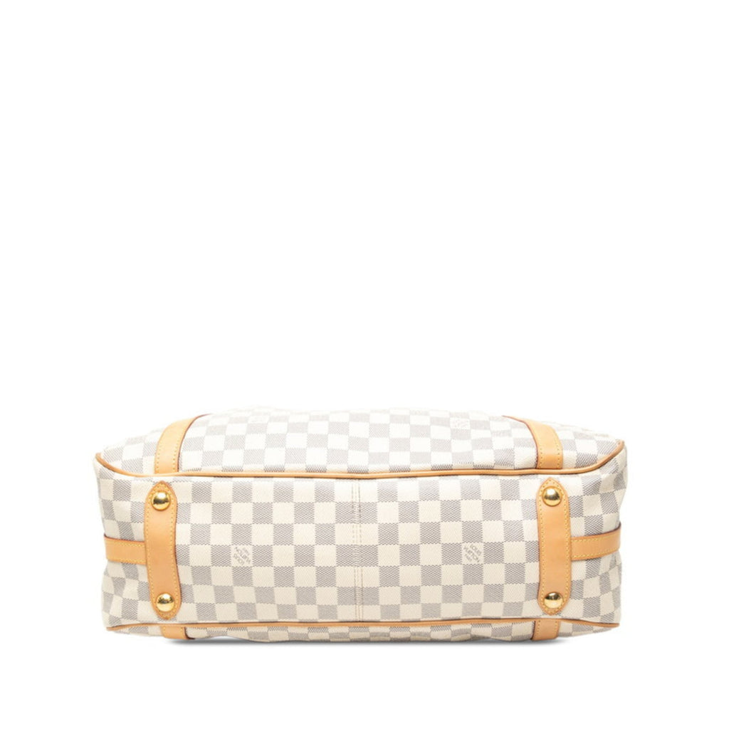 Louis Vuitton White Damier Azur Handbag Tote Bag