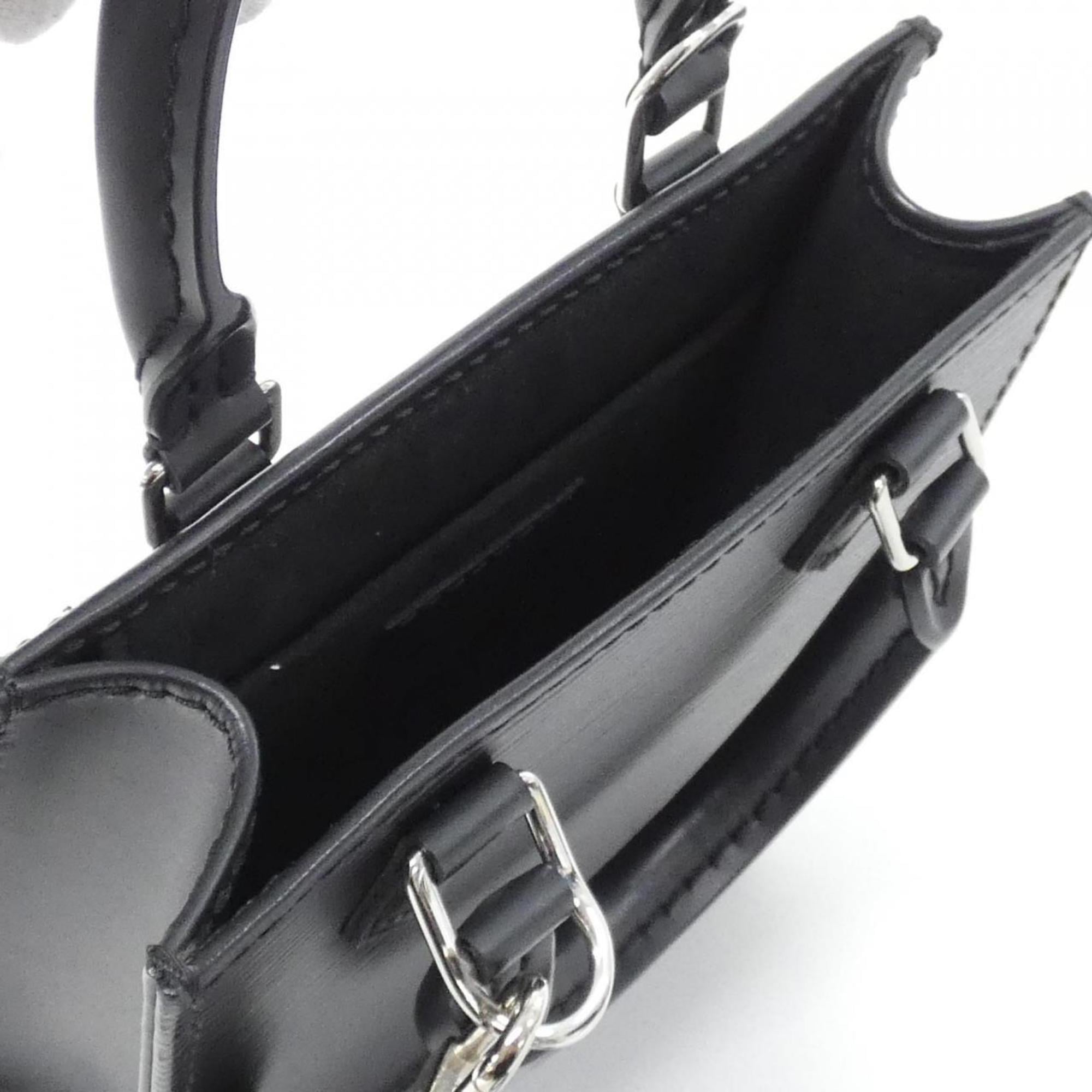 Louis Vuitton Black Leather Handbag