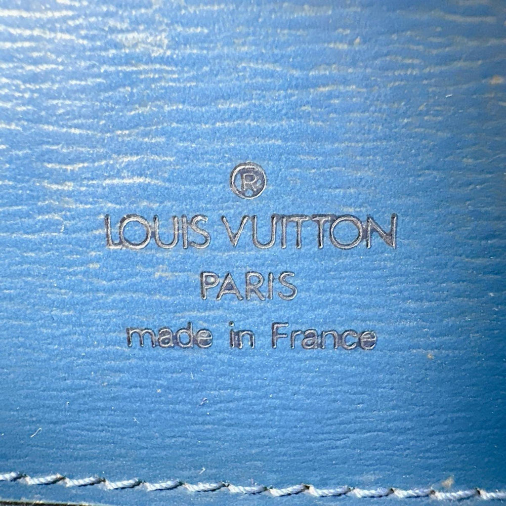 Louis Vuitton Blue Epi Leather Shoulder Bag