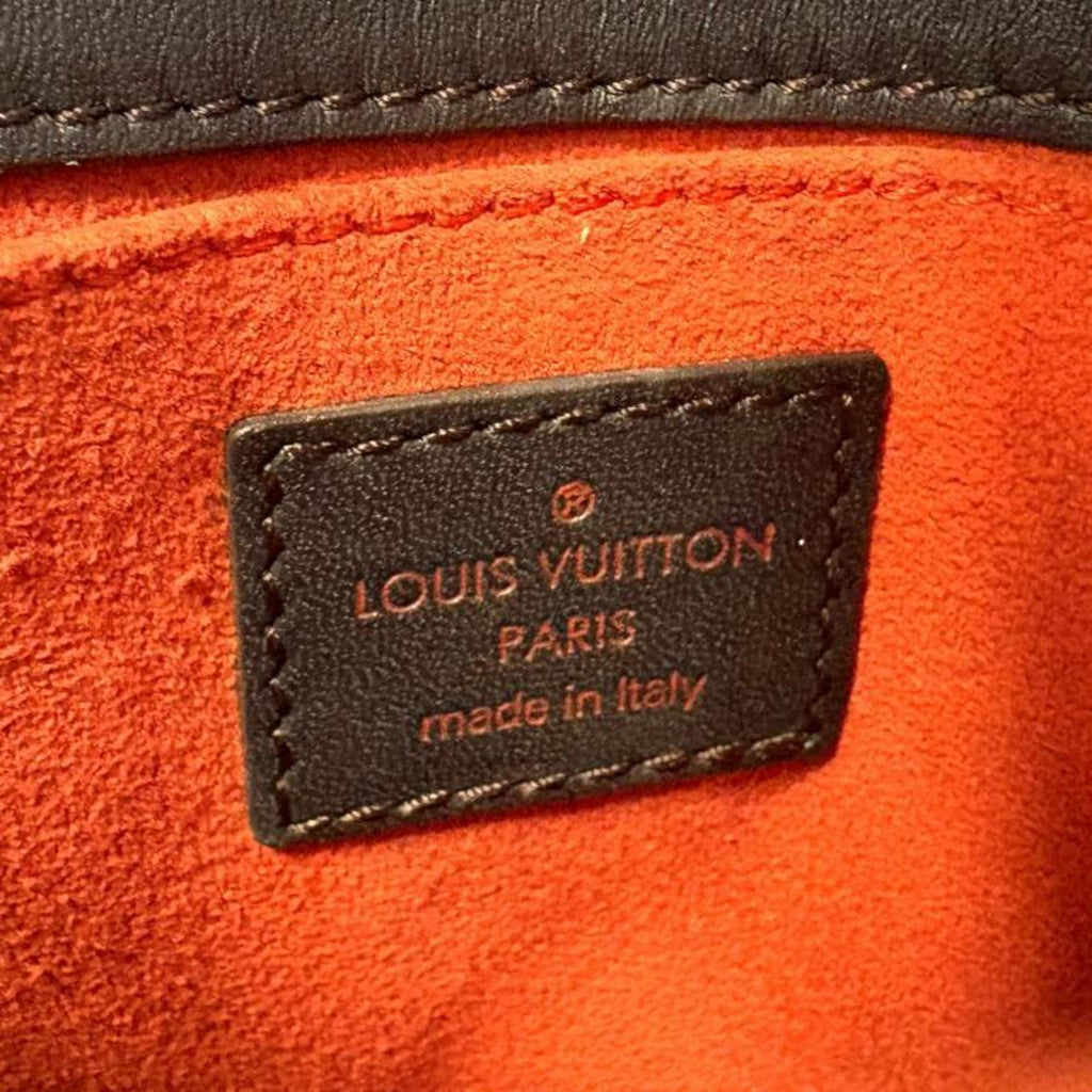 Louis Vuitton Brown Leather Shoulder Bag
