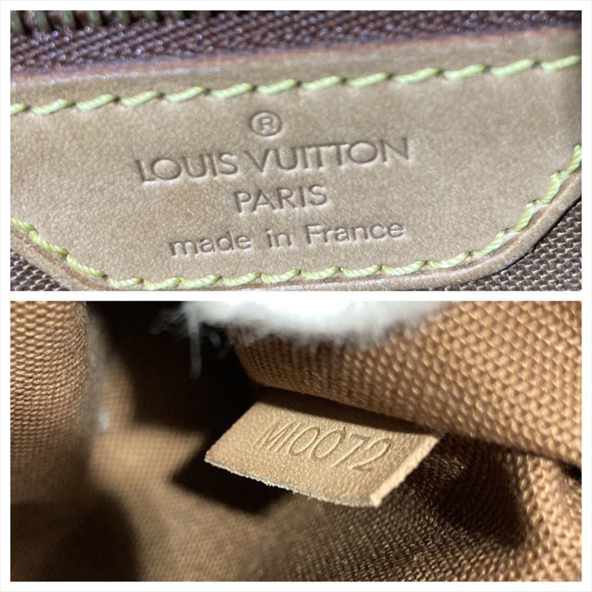 Louis Vuitton Brown Monogram Canvas Shoulder Bag
