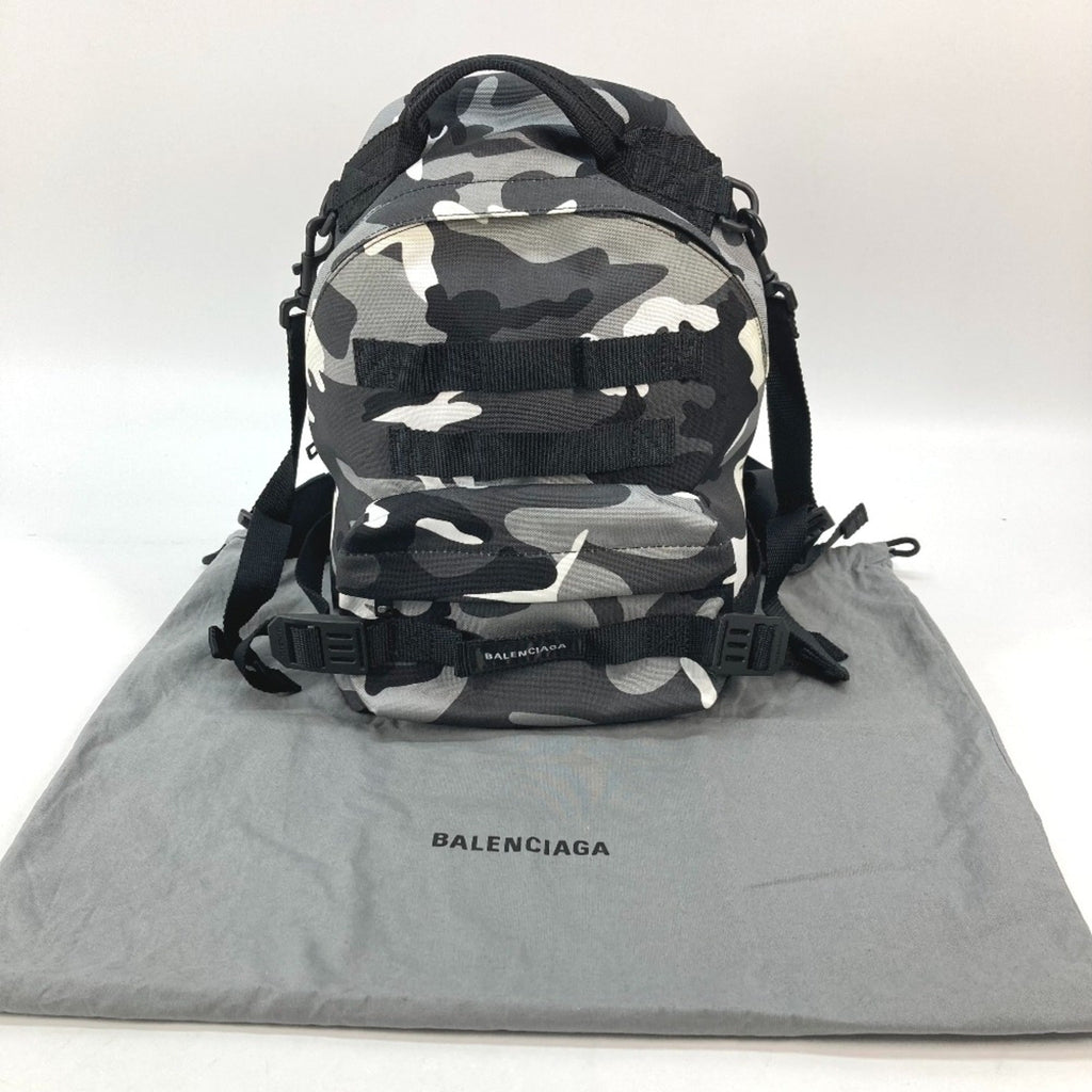 Balenciaga Gray Cloth Backpack