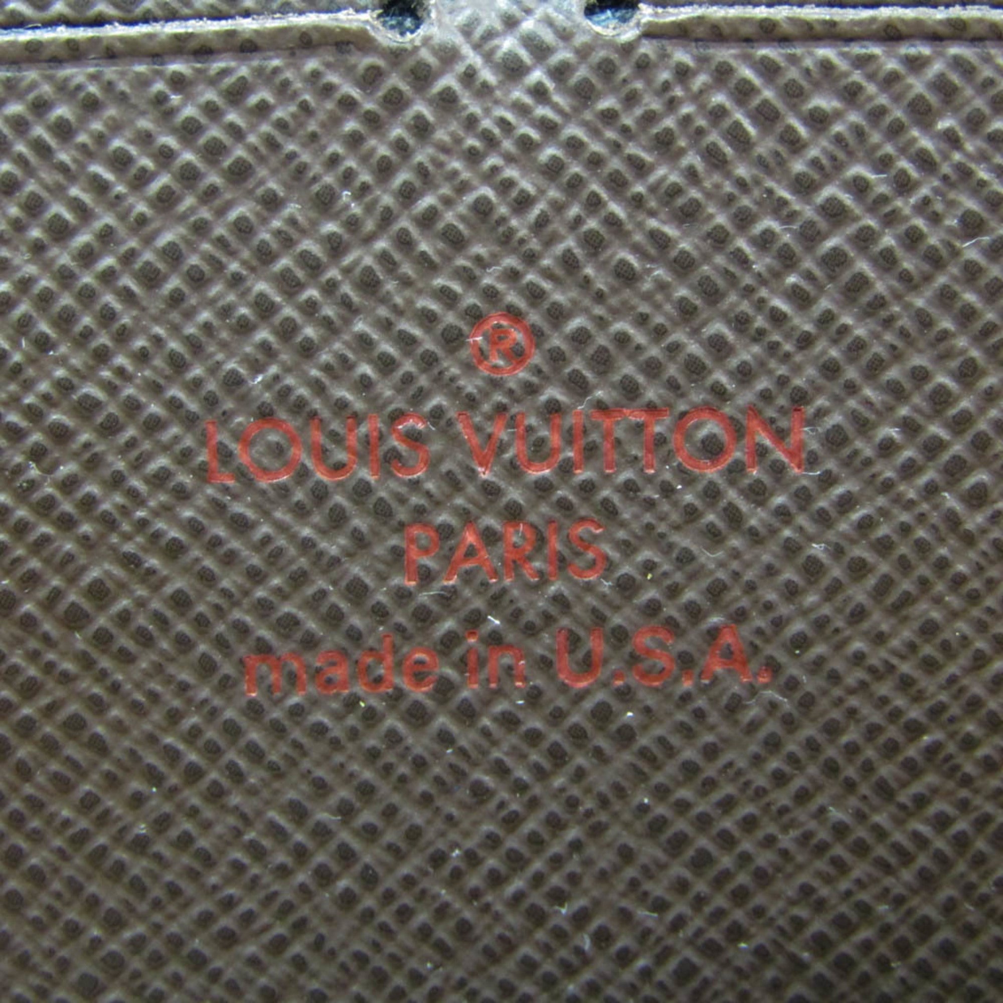 Louis Vuitton Damier Ebene Damier Canvas Long Wallet