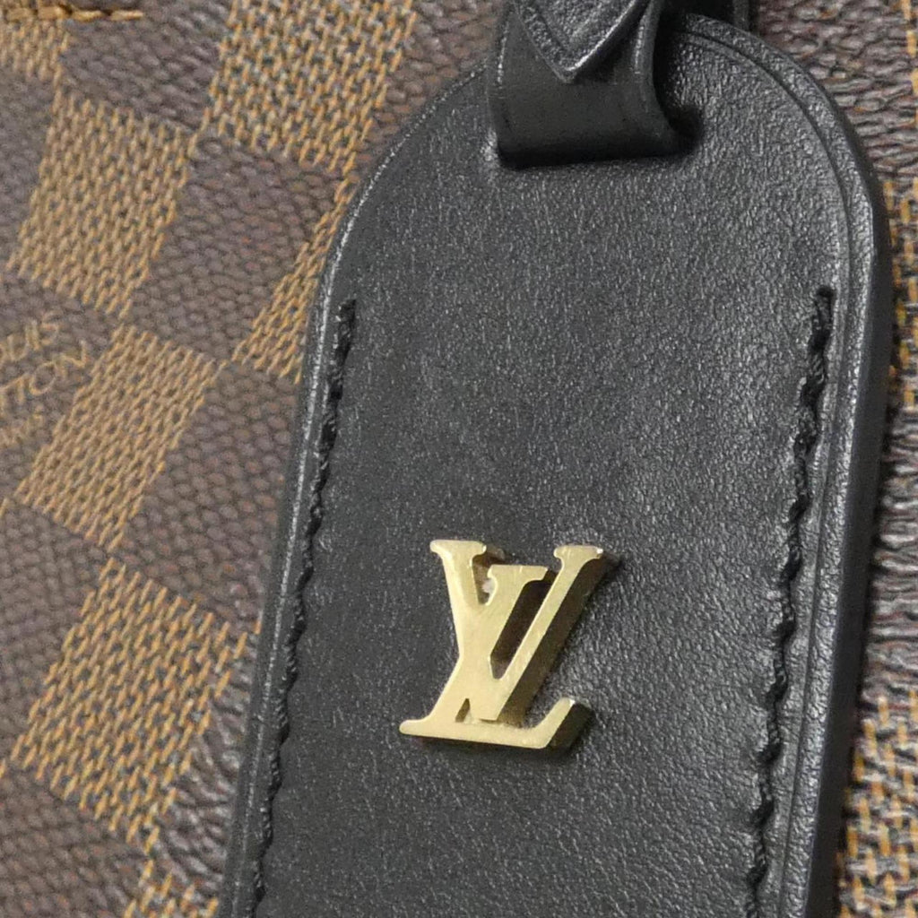 Louis Vuitton Brown Coated Canvas Handbag