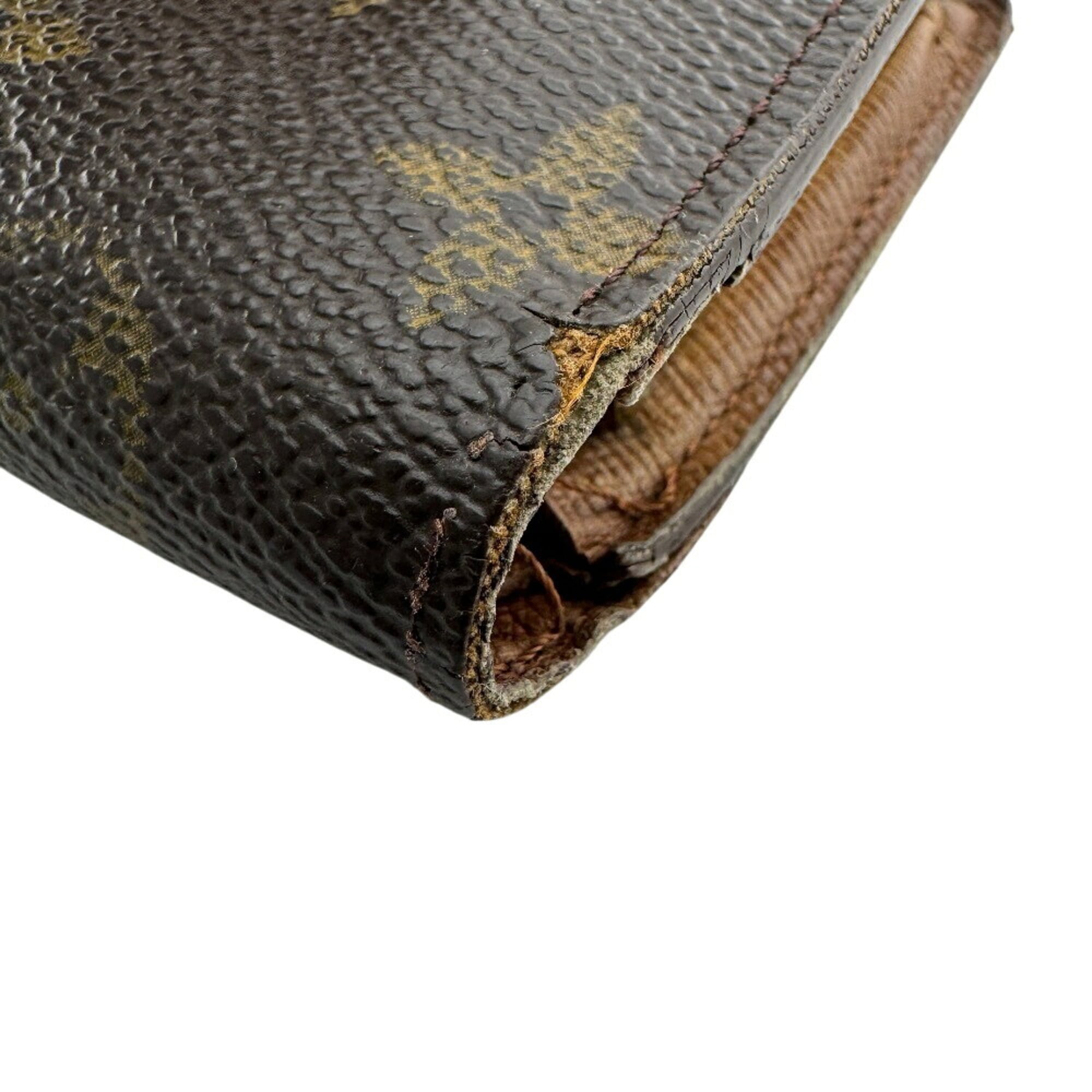 Louis Vuitton Monogram Brown Leather Wallet