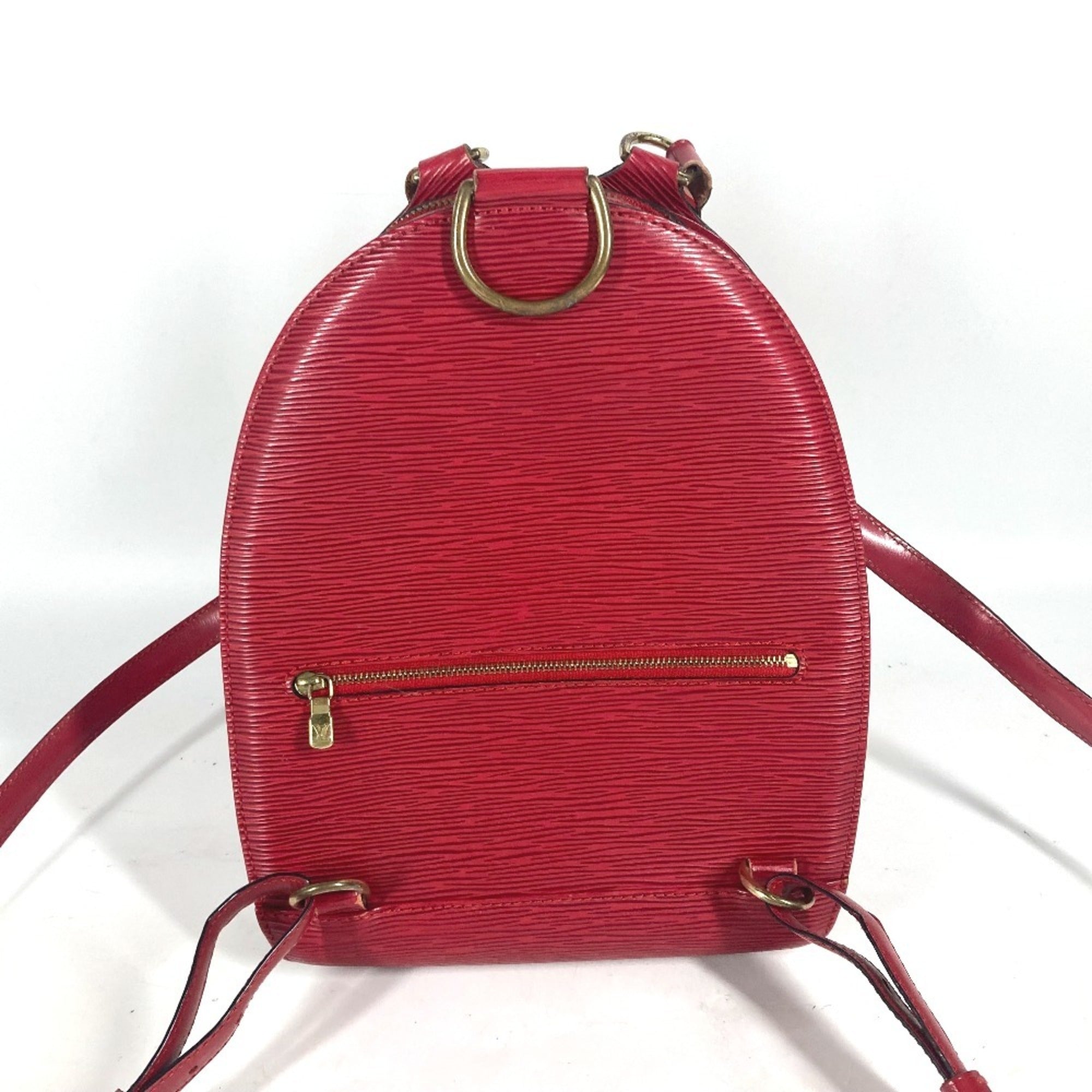 Louis Vuitton Red Color Epi Leather Backpack