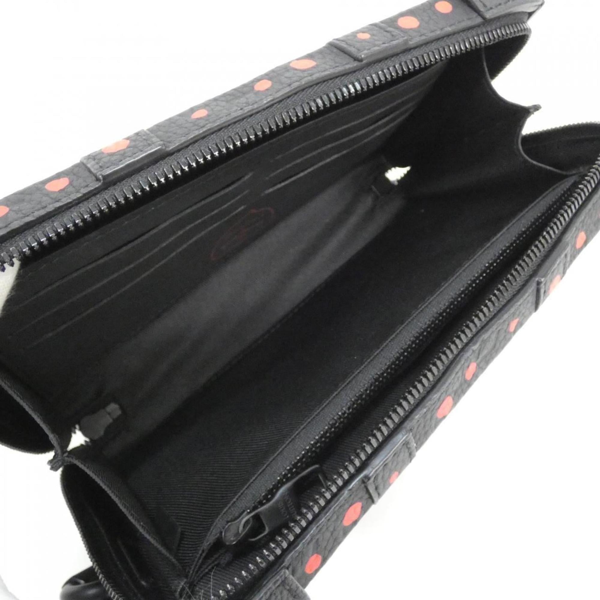 Louis Vuitton Black Leather Shoulder Bag