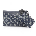 Louis Vuitton Navy White Monogram Shadow Handbag Shoulder Bag