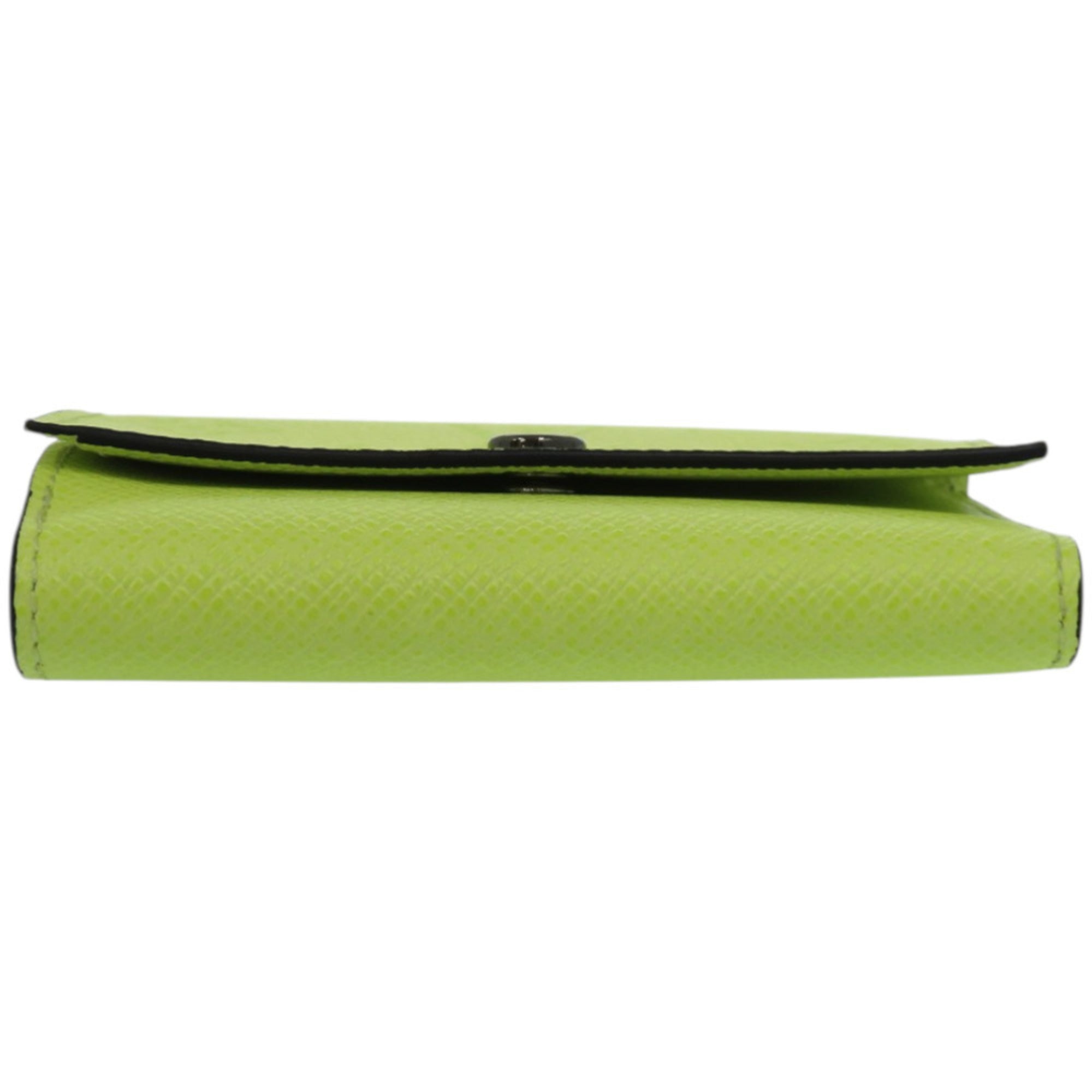 Louis Vuitton Black Fluorescent Yellow Monogram Wallet (Tri-Fold)