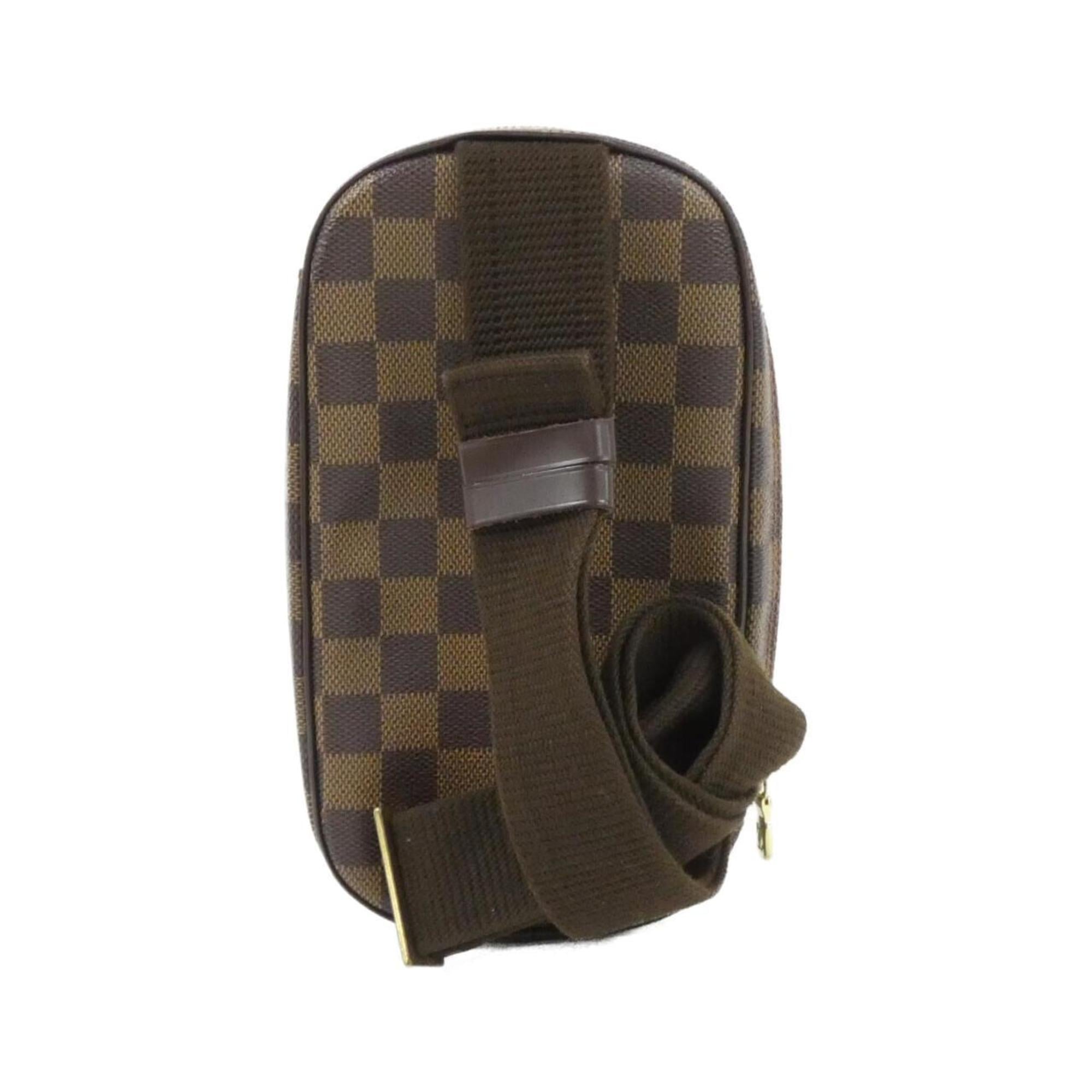 Louis Vuitton Brown Coated Canvas Pochette Shoulder Bag
